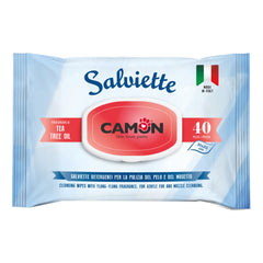 Salviette Tea Tree Oil - 40 Pezzi per Cani e Gatti