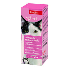 Optivet detergente per occhi per cani e gatti flacone 50 ml