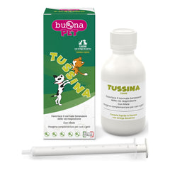 Tussina flacone cani e gatti con siringa dosatrice 100 g buonapet