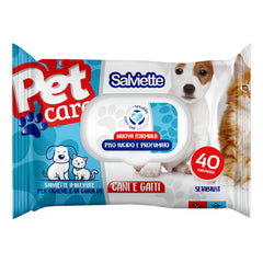 Salviette Pop-Up Setablu per Pet - 40 Pezzi