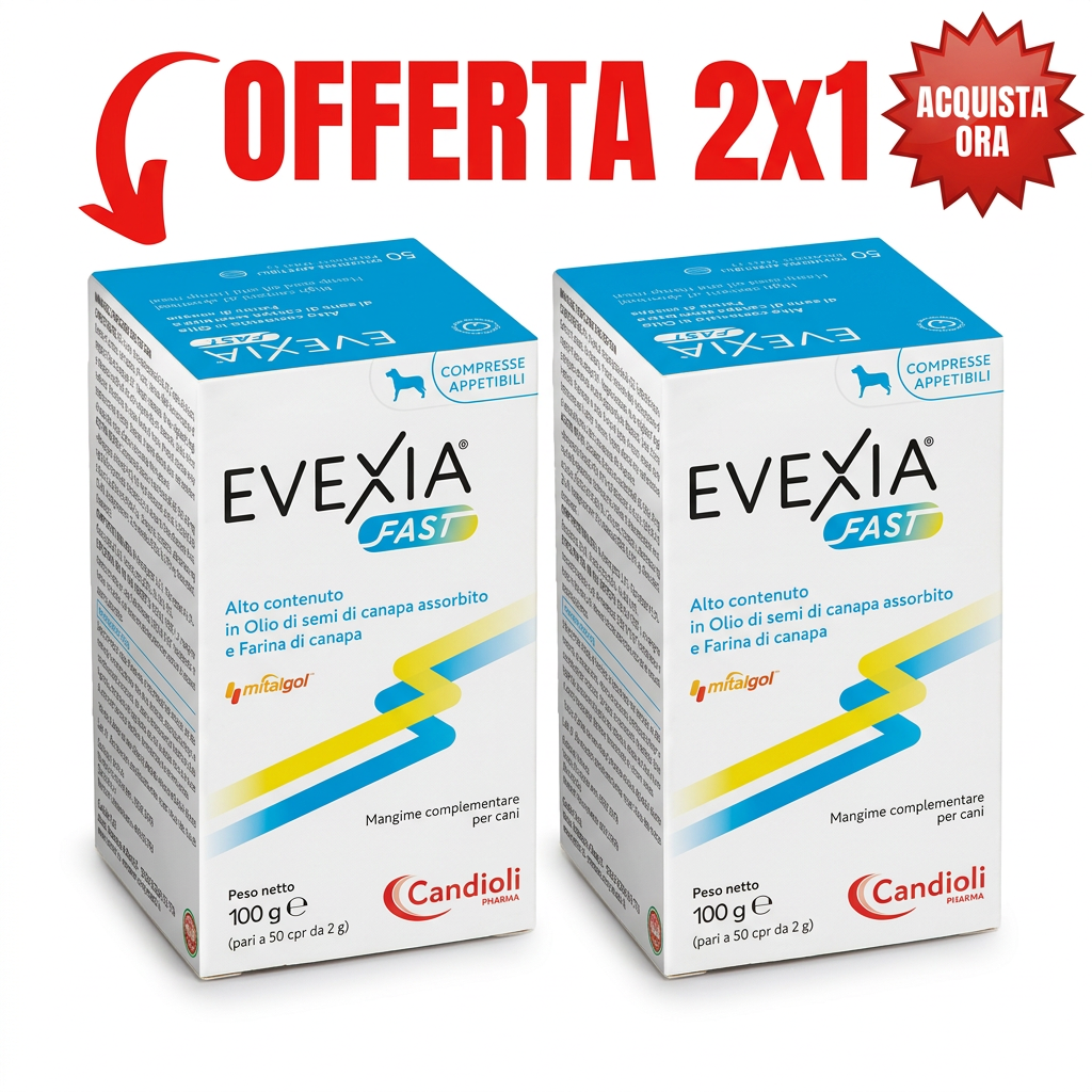 2 confezioni di Evexia Fast 50 Compresse